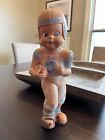 VINTAGE Coopers Plastics Co FOOTBALL Player Rubber Plastic Figure Toy