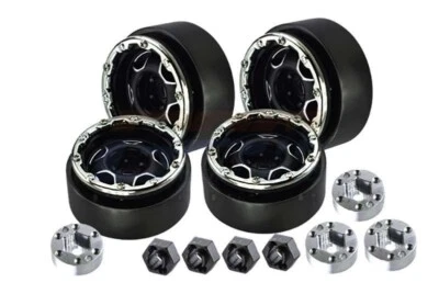 GPM Beadlock 1.0 Stern-Felgen Alu schwarz 26,5x13,2mm (4) - TRX4MZSP1219BK - Bild 1 von 2