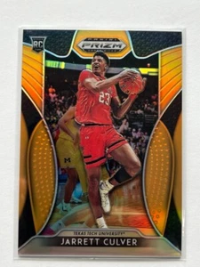 2019-20 Prizm Draft Picks Rookie Orange #7 Jarrett Culver RC WOLVES TEXAS TECH - Picture 1 of 2