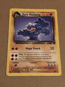 Pokémon Team Rocket Dark Machamp (HP) - Picture 1 of 2