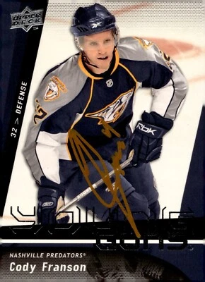 Cody Franson - Signed 2009-10 Upper Deck Young Guns Rookie Card #475 - Image 1 of 2