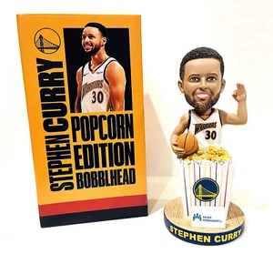 Stephen Curry POPCORN EDITION Bobblehead 2019 Golden State Warriors SGA - Bild 1 von 6