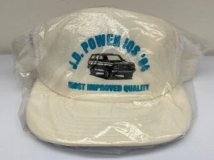 J.D. POWER IQS ‘94 “Most Improved Quality” SnapBack Trucker Hat NEW Pontiac West - Picture 1 of 9