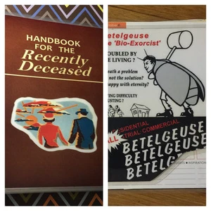 Set copri e cruscotto Beetlejuice recentemente scomparsi 4 usi con pianificatore HAPPY- - Foto 1 di 10