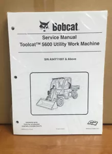 Bobcat 5600 Toolcat Utility Vehicle Service Manual Shop Repair Book 5 # 6990050 - Picture 1 of 1