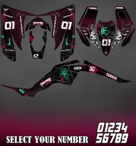 Yamaha Raptor 350 graphics kit 2004 2006 2009 to 2014 decals stickers atv utv - Bild 1 von 1