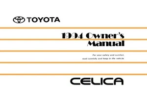 Toyota Celica 1994 libro de referencia del operador guía manual del propietario - Imagen 1 de 1