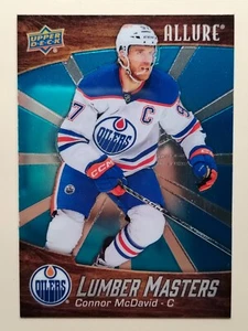 2023-24 UD ALLURE HOCKEY CONNOR McDAVID LUMBER MASTERS #LM-15 WJ - Picture 1 of 2