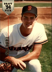 1994 Stadium Club Draft Picks Baseball #31 Andy Taulbee XRC San Francisco Giants