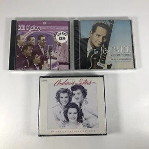 CD lot Andrew’s sisters Les Paul & Mary ford Bill Haley & the comets new sealed - Foto 1 di 11