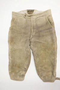 Lederhose sämisch Elch oder Hirschleder 80er verspeckt Säckler Handarbeit Gr.50 - Bild 1 von 9
