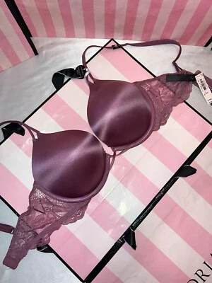 Victoria's Secret Bombshell Bra Push Up Add 2 Cups 32D Begonia - Image 1 of 2