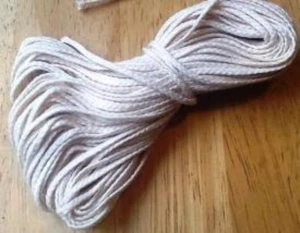 Flat Braided Cotton wick choose size and Length - candle wick 27, 30, 36, 60 ply - Picture 1 of 1