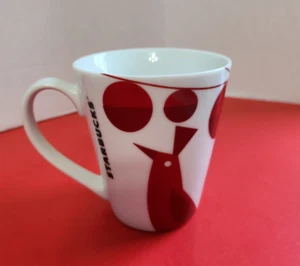 STARBUCKS 2012 Coffee Cup Mug Christmas Holiday Red Bird Ornaments Partridge - Picture 1 of 9