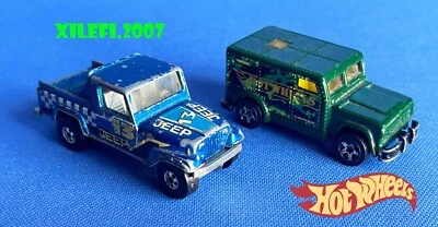 hot wheels mattel 1:64 jeep scrumbler 13 '82 camion blindato verde '96 COME FOTO - Immagine 1 di 4