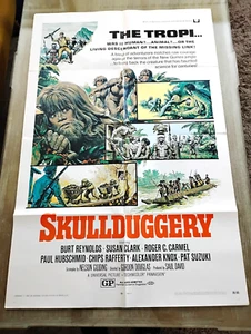Skullduggery Burt Reynolds 1970 - Locandina film originale 27x41 - Foto 1 di 4