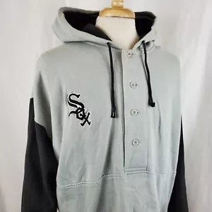 Starter Chicago White Sox Hoodie Sweatshirt XL Embroidered Logo 1/2 Button, MLB - Picture 1 of 10