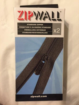 ZIPWALL ZIP WALL Standard Zipper 2 Pack Create Dust Barrier Remodeling Painting AZ2