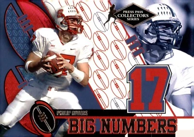 Press Pass 2004 - Big Numbers #BN 20 Philip Rivers (RC) Foto 1 de 2