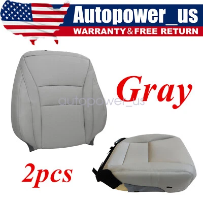 Passenger Bottom & Top Replacement Seat Cover Gray Fit For 2013-17 Honda Accord - Изображение 1 из 4