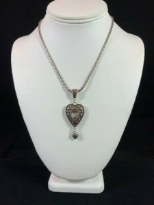 NWT Brighton Laguna Weave Heart Necklace J43470 - Picture 1 of 5