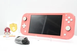 Nintendo Switch Lite Koralle Rosa Konsole mit USB Kabel Region Free [Rang S] - Bild 1 von 14