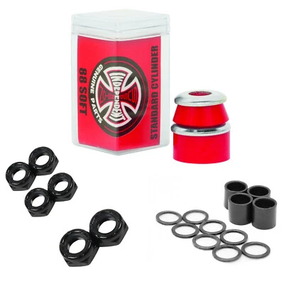 INDEPENDENT TRUCK CO. Independent Bushings Cylinder 88a with Dimebag Axle, Kingpin Nuts and Speed Kit