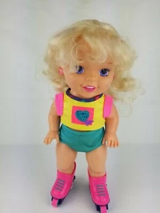 WORKING by Vintage 1991 Tyco California Roller Baby Rollerblade Skate Doll  - Bild 1 von 11