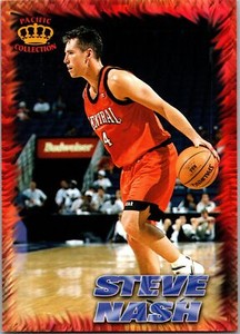1996 Pacific Power #RR-35 Steve Nash Rookie Regents of Roundball