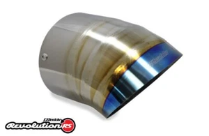 Punta universal de reducción de titanio quemado GReddy RS Ti diámetro 105 mm / longitud 150 mm - Imagen 1 de 4