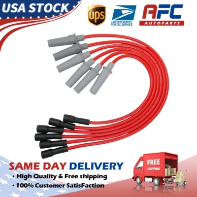 6X Spark Plug Wires set For Dodge Grand Caravan 2001-07 3.3L V6 2009-10 3.8L V6 Foto 1 de 4