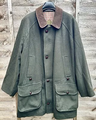 Giacca/Cappotto Barbour Loden Caccia Tiro Lana Taglia C48/122 Cm - Immagine 1 di 4