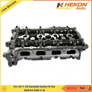 Engine Cylinder Head Assembly For 2011-20 Hyundai Santa Fe Kia Optima G4KJ 2.4L - Picture 1 of 17