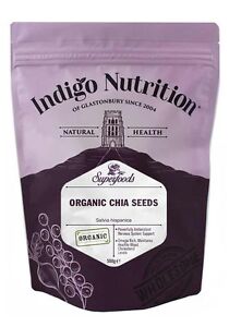 Organic Chia Seeds - 500g - Indigo Herbs