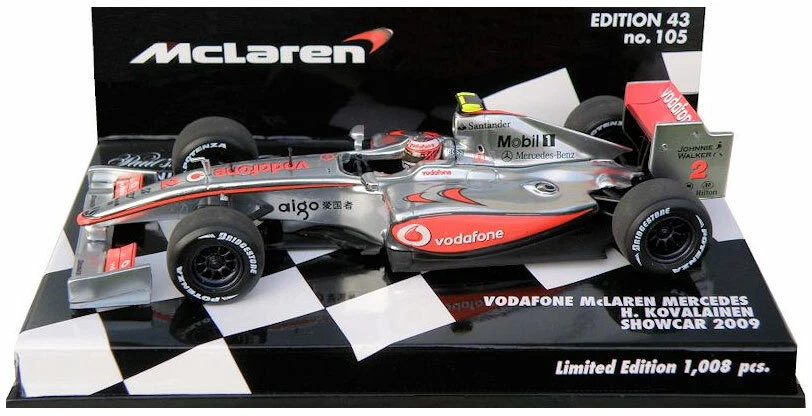 Minichamps McLaren F1 Showcar 2009 - Heikki Kovalainen 1/43 Scale - Image 1 of 1