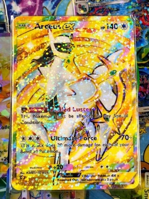 Arceus EX pocket app handmade card tcg full art Triumphant Light Set - Image 1 of 2
