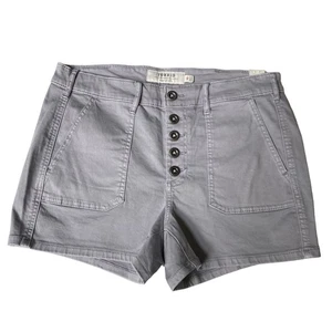 Torrid First At Fit Damenshorts 10 grau Knopfleiste Utility Taschen Sommer neu mit Etikett - Bild 1 von 7
