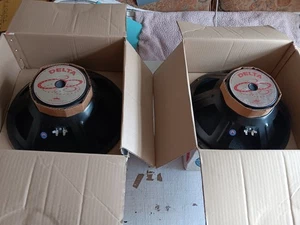 Eminence delta-15A speakers x 2 (1pair), look new. 8 ohm, 400-800 watts - Picture 1 of 8