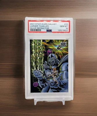 2021 Topps Chrome Star Wars Galaxy 🔥 LARGER THAN LIFE WAVE #/99 🔥 PSA 10 Vader - Image 1 of 2