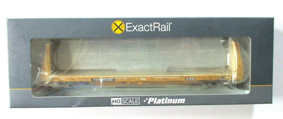NEW HO EXACTRAIL TTX / TTPX BULKHEAD FLAT CAR " As-Delivered " Road No. 804469 - Image 1 of 3