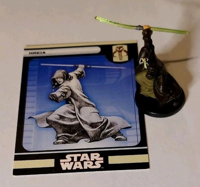 Kreia Knights Old Republic 45/60 Star Wars RPG Juego Miniatura Mini Figura y Tarjeta Foto 1 de 4