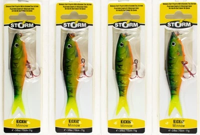 (ЛОТ ИЗ 4) STORM KICKIN' ГОЛЬЯН 4» KSM04FT ОГОНЬ ТИГР J4482 - Изображение 1 из 2