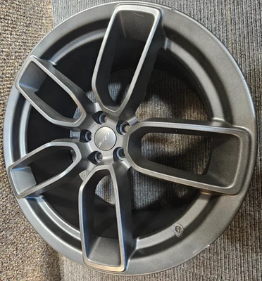 (CANTIDAD 1) Llanta SRT Gris Gunmetal Flujo Forjado Estilo Hellcat 20x11 5x115 Foto 1 de 4