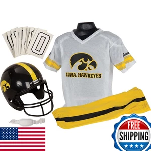 Franklin Sports NCAA Iowa Hawkeyes Kinder Football Uniform Set Trikot Helm Hose - Bild 1 von 3