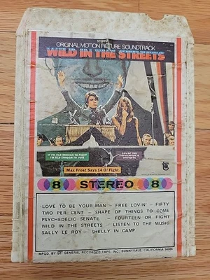 Wild In The Streets Original Soundtrack 1968 Tower 880 5099  8-Track Tape EX - Image 1 of 4