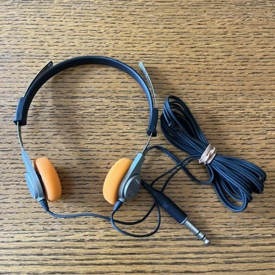 Sony Dynamic Stereo MDR-3 Headphones Tested Working New Foam Orange - Photo 1/4