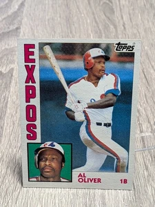 Al Oliver Expos 1984 Topps Tiffany Baseball Card #620 - Picture 1 of 2