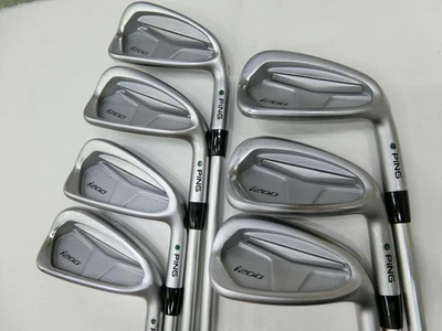 PING Iron Set i200 Green Dot 4.5.6.7.8.9.W MCI 50 Flex S - Image 1 of 4