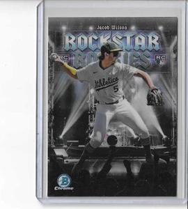 2025 Bowman Chrome Rockstar Rookies Jacob Wilson RC - Picture 1 of 1