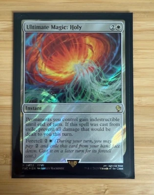 MTG: Ultimate Magic: Holy (Surge Foil) Commander: Final Fantasy Foil NM - Image 1 of 2
